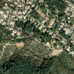 Vue satellite de Aire de camping-car à Cabasse (2) à Cabasse