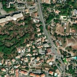 Vue satellite de Camping Le Dattier à Puget-sur-Argens