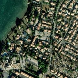 Vue satellite de Aire de camping-cars Aire des Bains à Balaruc-les-Bains