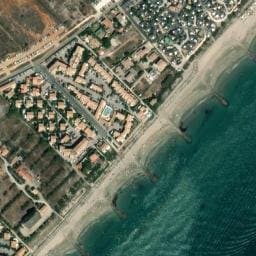 Vue satellite de Aire de camping-car à Vic-la-Gardiole (2) à Vic-la-Gardiole
