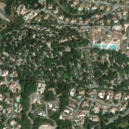Vue satellite de Sandaya Douce Quiétude à Les Adrets-de-l'Estérel