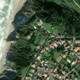 Vue satellite de Parking du Petit Fronton à Bidart
