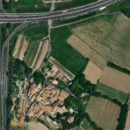 Vue satellite de Camping les Cigales à Pézenas
