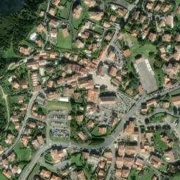 Vue satellite de Parking du Lavoir à Bidart