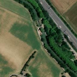 Vue satellite de Aire d'Ayguesvives à Villenouvelle