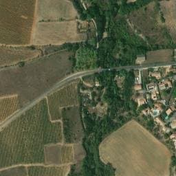 Vue satellite de Aire Camping-Car Park Murviel-les-Béziers à Causses-et-Veyran
