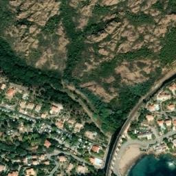 Vue satellite de Azur Rivage à Saint-Raphaël