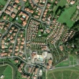 Vue satellite de Ur Onea à Bidart