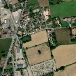 Vue satellite de Aire de camping-car à Bazugues à Bazugues