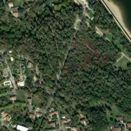 Vue satellite de Camping En Salvan à Vaudreuille