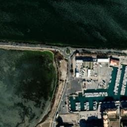 Vue satellite de Aire de camping-car à Frontignan (2) à Frontignan