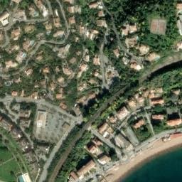 Vue satellite de Royal Camping à Saint-Raphaël
