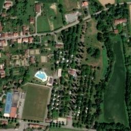 Vue satellite de Camping Les Cledelles à Esclassan-Labastide