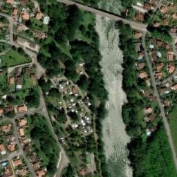 Vue satellite de Camping municipal du Ramier à Venerque