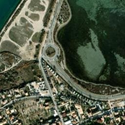 Vue satellite de Camping La Lagune à Frontignan