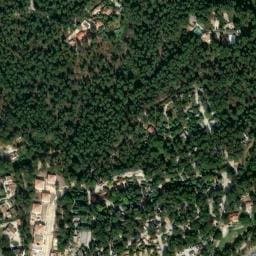 Vue satellite de Camping des Collines de la Malle à Septèmes-les-Vallons