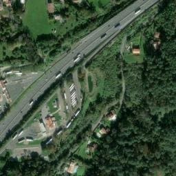 Vue satellite de Aire de camping-car à Bidart (2) à Bidart