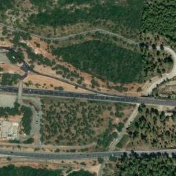 Vue satellite de Borne Flot bleu à Bras