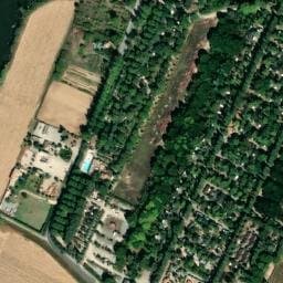 Vue satellite de La Barque à Sainte-Maxime
