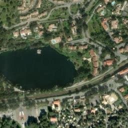 Vue satellite de Yelloh! Village La Plage du Dramont à Saint-Raphaël