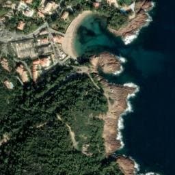 Vue satellite de Royal Camping à Théoule-sur-Mer