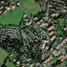 Vue satellite de Itsas Mendi à Bidart