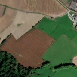 Vue satellite de Aire à la ferme Viellenave à Bergouey-Viellenave