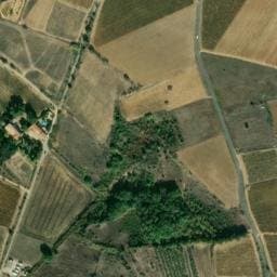 Vue satellite de Domaine de la Chartreusette à Corneilhan