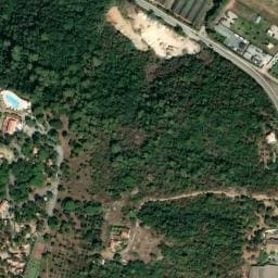 Vue satellite de Camping à Sainte-Maxime à Sainte-Maxime