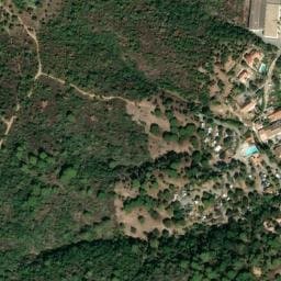 Vue satellite de Les Lauriers Roses à Sainte-Maxime