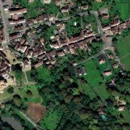 Vue satellite de Aire de service de Sauveterre-de-Béarn à Guinarthe-Parenties