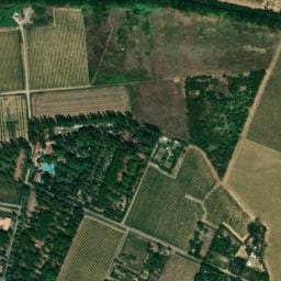 Vue satellite de Camping Caravaning Le Rebau à Saint-Thibéry