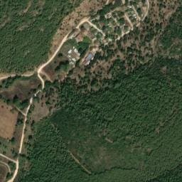 Vue satellite de Camping la Gantesse à Rougiers