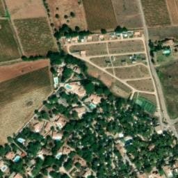 Vue satellite de Domaine Les Ombrages à Le Cannet-des-Maures
