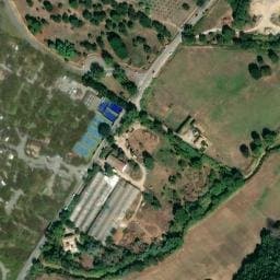 Vue satellite de Domaine de la Bergerie à Roquebrune-sur-Argens
