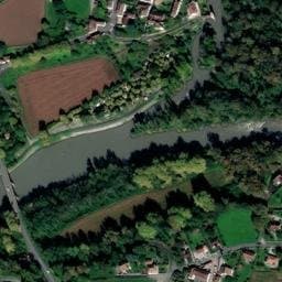 Vue satellite de Camping du Gave à Guinarthe-Parenties