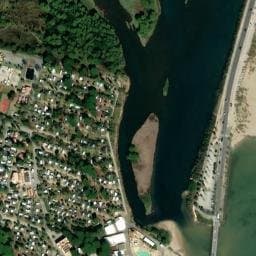 Vue satellite de Camping de Saint-Aygulf Plage à Sainte-Maxime