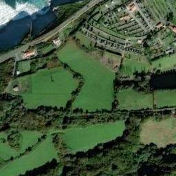 Vue satellite de Camping Juantcho à Hendaye