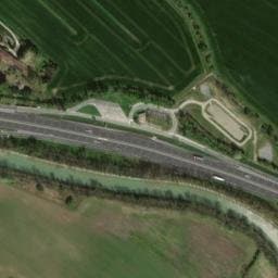 Vue satellite de Aire de Villefranche à Villefranche-de-Lauragais