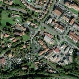 Vue satellite de Untxin Socoa à Hendaye
