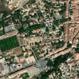 Vue satellite de Fontaine de Saint-Zacharie à Saint-Zacharie