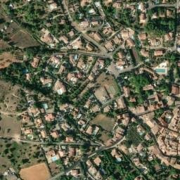 Vue satellite de Camping et gîte Les Oliviers à Cazouls-lès-Béziers