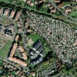 Vue satellite de Dorrondeguy à Hendaye