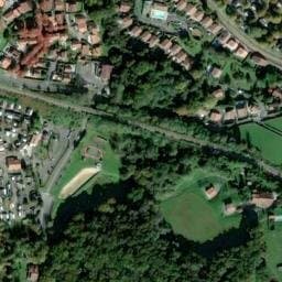 Vue satellite de Aparra Surfcamp à Hendaye