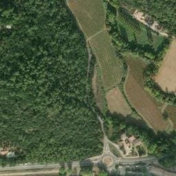 Vue satellite de Aire de camping-car à Cabasse à Cabasse