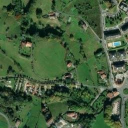Vue satellite de Jaizkibel à Hendaye