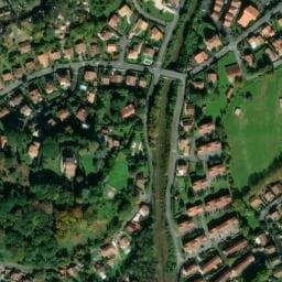 Vue satellite de Sascoenea à Hendaye