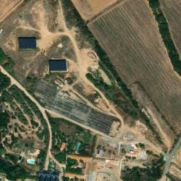 Vue satellite de Camping de Clairac à Cers