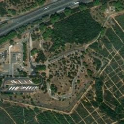 Vue satellite de Aire de camping-car à Cers (4) à Cers