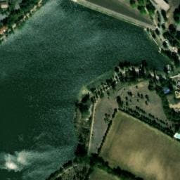 Vue satellite de FLOWER CAMPING DU LAC DE LA THESAUQUE à Montgeard